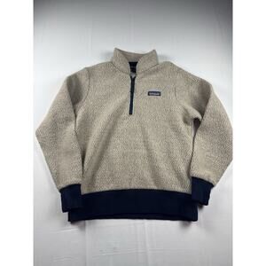 Patagonia Better Sweater Fleece Womens Small Beige 1/4 Zip”